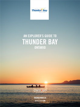 Thunder Bay Explorer's Guide