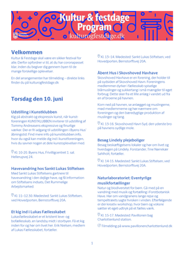 Hent Programmet for Kultur & Festdage 2021 Som PDF