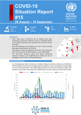 COVID-19 Situation Report