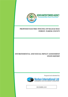 Proposed Electric Fencing of Maasai Mau Forest- Narok County