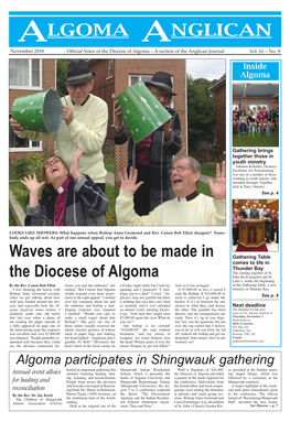 Waves Are About to Be Made in the Diocese of Algoma