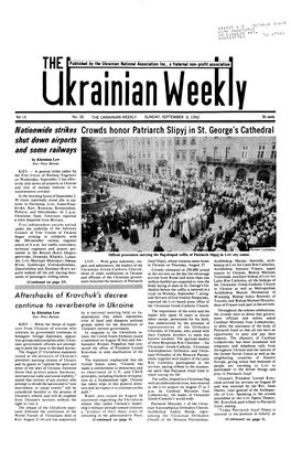 The Ukrainian Weekly 1992