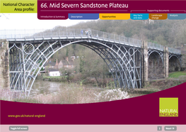 66. Mid Severn Sandstone Plateau Area Profile: Supporting Documents
