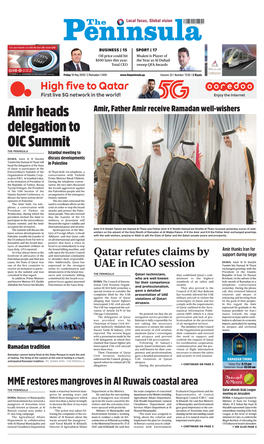 Amir Heads Delegation to OIC Summit