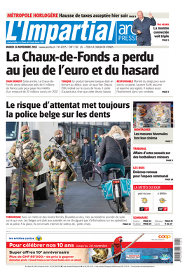 Le Risque D'attentat Met Toujours La Police Belge Sur Les Dents