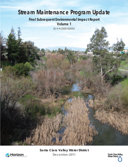 Stream Maintenance Program Update Final Subsequent Environmental Impact Report Volume 1 SCH #2000102055