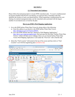 Obtaining Watershed Code Information