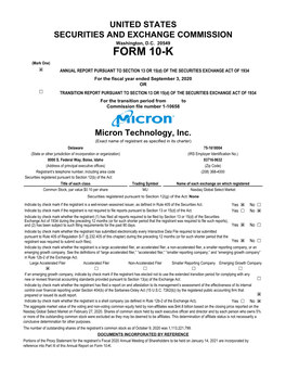 2020 Form 10-K