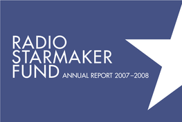 2007 / 2008 Annual Report