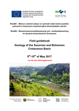 Field Guidebook Geology of the Saxonian and Bohemian Cretaceous Basin