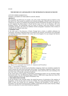 Co-483 the History of Cartography in The