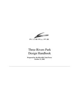 Three Rivers Park Design Guidelines (2002)