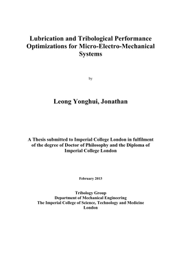 Leong Yonghui, Jonathan