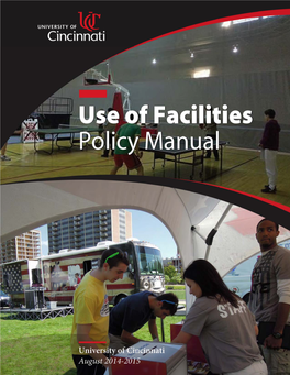 UC Use of Facilities Policy Manual