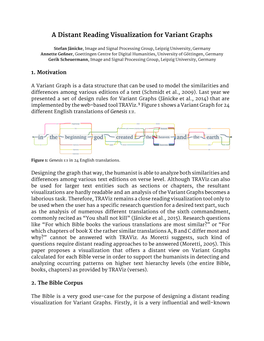 A Distant Reading Visualization for Variant Graphs