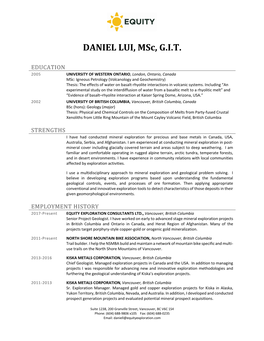 DANIEL LUI, Msc, G.I.T