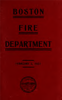 Fire Alarm Box Locations in 1924