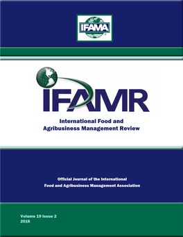 International Food and Agribusiness Management Review