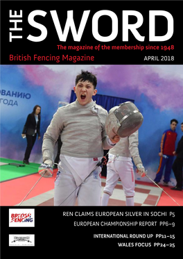 British Fencing Magazine APRIL 2018