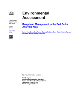 Environmental Assessment Environmental Assessment