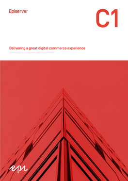 Delivering a Great Digital Commerce Experience Optimizing Your Customer Path to Purchase Page 2 Ecommerce Guide Ecommerce Guide Page 3