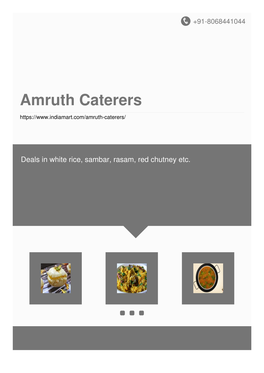 Amruth Caterers