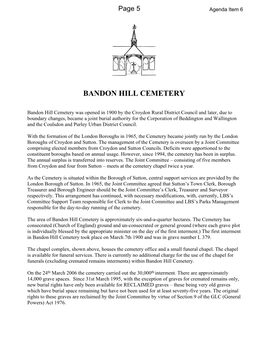 Bandon Hill Cemetery