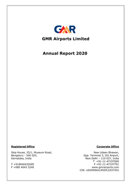 GMR Airports Limited Annual Report 2020