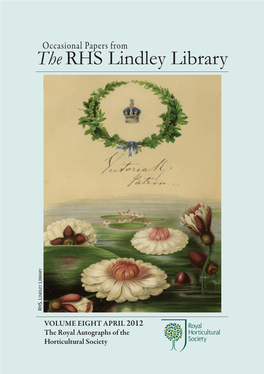The RHS Lindley Library I B Rary L Indley RHS , L