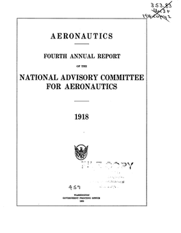 Aeronautics National Advisory Committee For