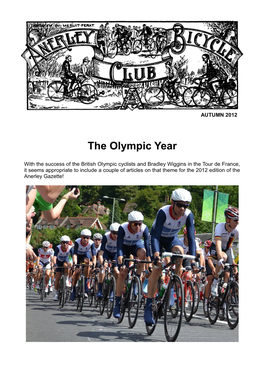 The Olympic Year