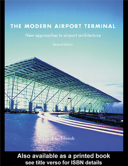 The Modern Airport Terminal: New Approaches to Airport
