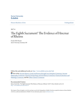 The Evidence of Hincmar of Rheims