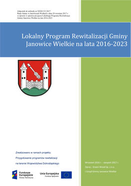 Lokalny Program Rewitalizacji Gminy