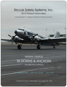 Sta-Lok Safety Systems, Inc. TIE-DOWNS & ANCHORS