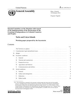 General Assembly Distr.: General 10 February 2016