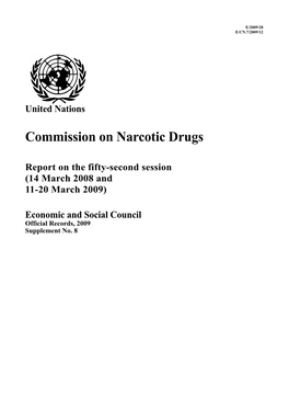 Commission on Narcotic Drugs