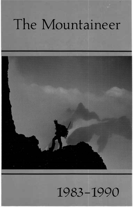1983-1990 from the Mountaineer Annual,1917 � 1J\ � I GU{-� �WJ A,,Ij·(/1L7ti;:Uza