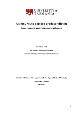 Using DNA to Explore Lobster Diet and the Impacts of Lobster Fishing On