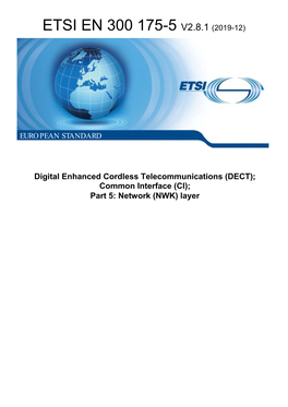 Etsi En 300 175-5 V2.8.1 (2019-12)