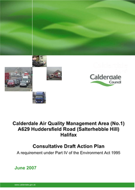 Calderdale Air Quality Management Area (No. 1) A629 Huddersfield Road