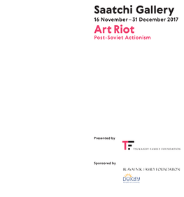 Saatchi Gallery Art Riot