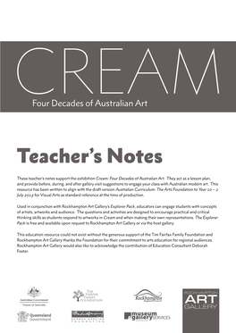 Teacher's Notes