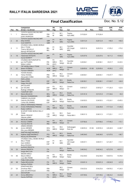 Final Classification Doc