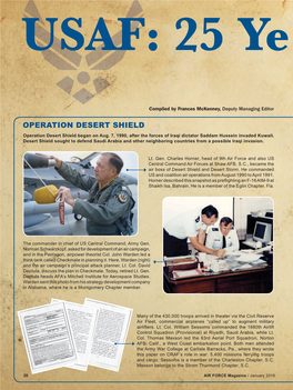 OPERATION DESERT SHIELD Operation Desert Shield Began on Aug