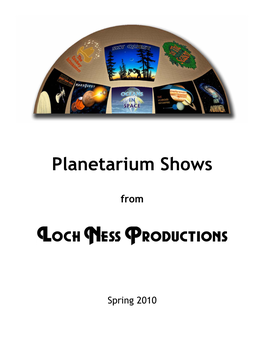 Planetarium Shows