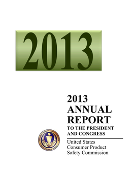 FY13 Annual Report to Congress