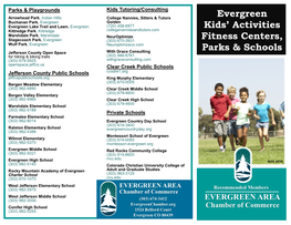 Evergreen Kids' Activities Fitness Centers, Parks & Schools