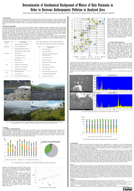 Determination of Geochemical Background of Waters of Kola