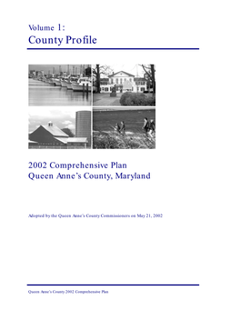 2002 Comprehensive Plan Queen Anne's County, Maryland